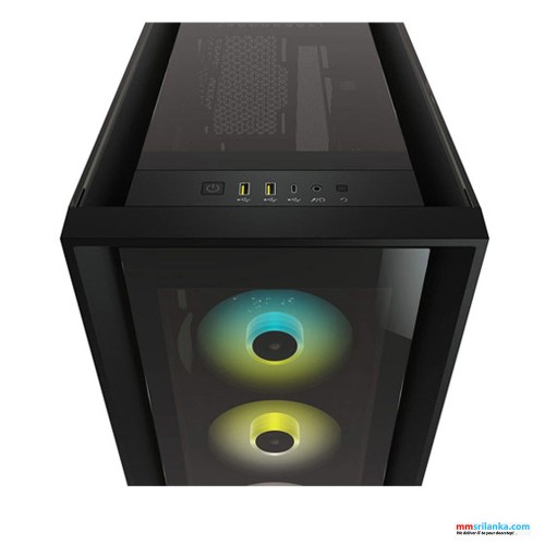 CORSAIR ICUE 5000X RGB BLACK ATX SMART CASE